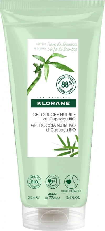 Klorane DOUCHE - Gel Douche Nutrifif Sève de Bambou, 200ml