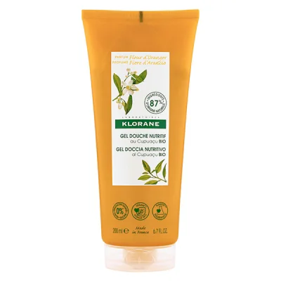 Klorane DOUCHE - Gel Douche Nutritif Fleur d'Oranger, 200ml