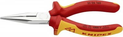 Knipex - 25 06 160 vde Pince plate à becs ronds droite 160 mm C95952