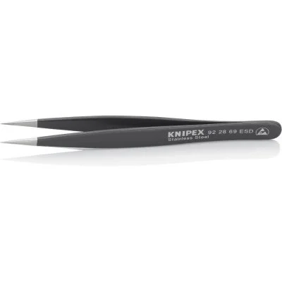 Knipex - Brucelle de precision esd - inoxydable - 130mm (92 28 69 esd)