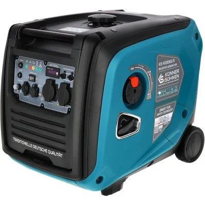 KONNER & SOHNEN Groupe électrogène essence/gaz Inverter insonorisé 4000W KS4000iEGS