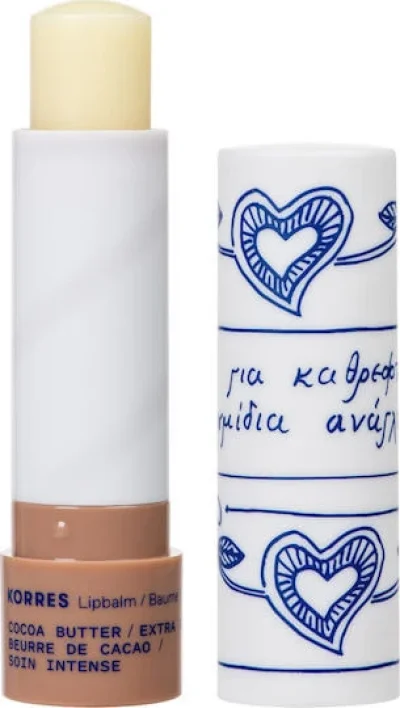 Korres Stick Lèvres Soin Intense Beurre de Cacao - Incolore 4,5 g - Stick 4,5 g