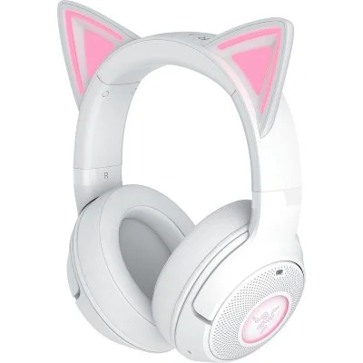 Kraken Kitty V3 Pro - Casque sans fil RGB White Ed. (PS5)