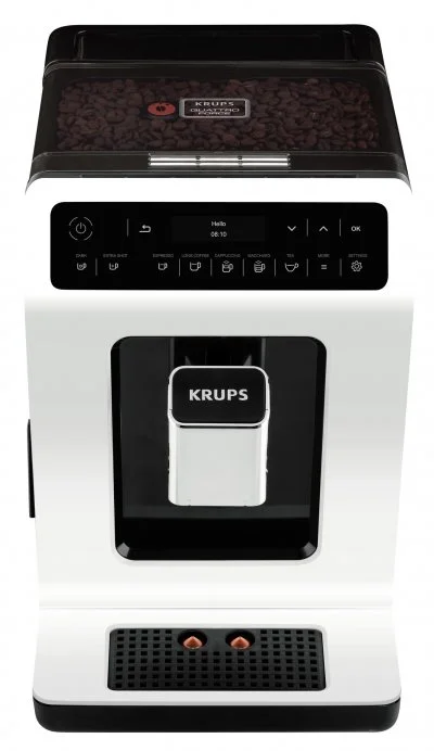 Krups Evidence EA8911, Autonome, Machine à expresso, 2,3 L, Broyeur intégré, 1450 W, Blanc