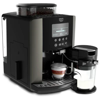 KRUPS MACHINE A CAFE AUTOMATIQUE ARABICA LATTE NOIR
