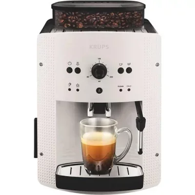 Krups Machine à café Expresso broyeur EA8105 - Blanc
