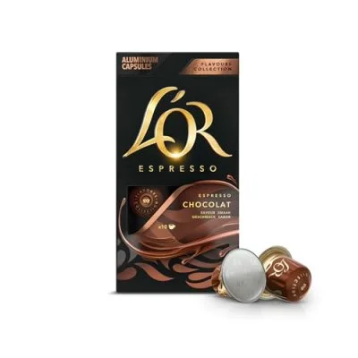 L or espresso flavours chocolat x10 52gr
