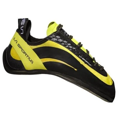 La Sportiva - Miura - Chaussons d'escalade taille 37,5, noir/vert olive/jaune