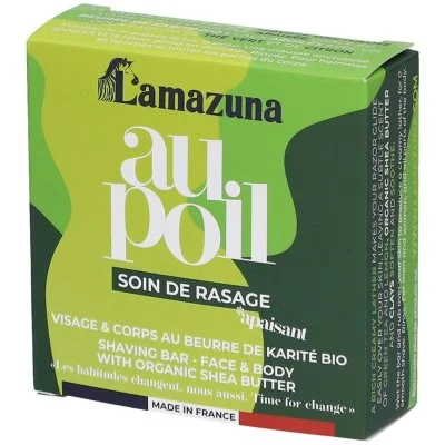 Lamazuna Pain De Rasage Au Beurre De Karité 55G