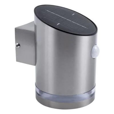 Lampe murale avec capteur pir argenté 5000.701