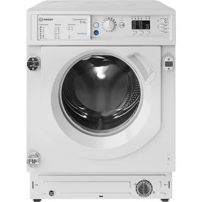 Lave linge sechant encastrable BIWDIL861485EU, Lavage 8kgs, Séchage 6kgs