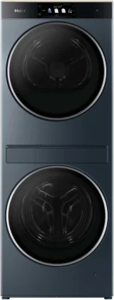 HAIER Lave-linge Séchant Clc108gnu1 Pose Libre Anthracite 10 Kg/8 Kg