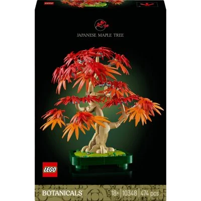 LEGO Botanicals Japanese Red Maple Bonsai Tree DIY Set 10348