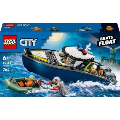LEGO City Police Boat Chase Toy with a Speedboat 60456