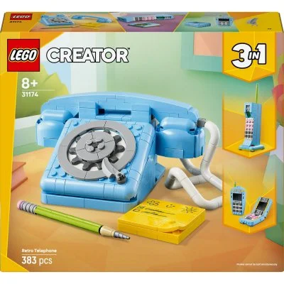 LEGO Creator 3in1 Retro Telephone Building Toy Set 31174