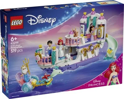 LEGO® Disney Princess 43299 Le bateau du mariage royal d’Ariel