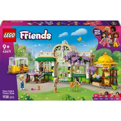 LEGO® Friends Plant Café & Flower Shop Building Kit Pretend-Play Set 42671