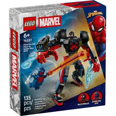 LEGO Marvel 76337 Le robot de Miles Morales contre Spider-Man 2099