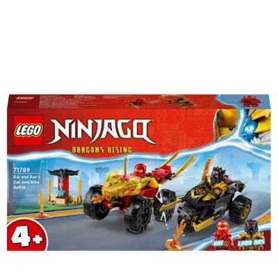 LEGO® Ninjago 71789 Le combat en voiture et en moto de Kai et Ras