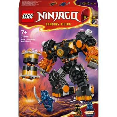 LEGO® NINJAGO® 71806 Le robot élémentaire de la terre de Cole