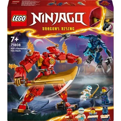 LEGO® NINJAGO® 71808 Le robot élémentaire du feu de Kai