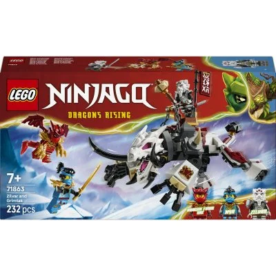 LEGO® Ninjago® 71863 Zilvar et Grimtak la bête draconique