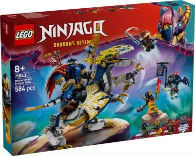 LEGO® NINJAGO - Le Robot Dragonnier de Rogue, Jouet Ninja - 71843
