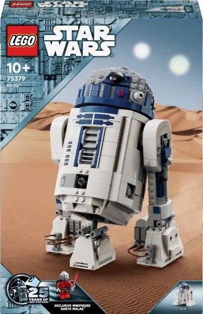 LEGO Star Wars R2-D2 Model, Buildable Toy Droid Figure 75379