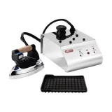 LELIT PS21 Centrale vapeur 800 W 1,4 L Semelle en acier inoxydable Noir, Acier inoxydable