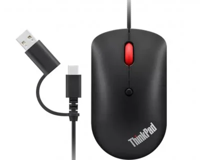 Lenovo thinkpad usb-c wired compact mouse 4Y51D20850