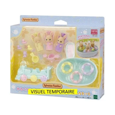 Les triplés lapin crème et accessoires - Sylvanian Families 5707