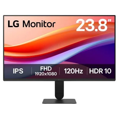 LG 23,8'' (60,4cm) Moniteur IPS format 16:9 Résolution FHD 1920x1080 - 24U411A-B