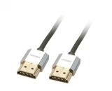 LINDY Cromo Slim 1 M Hdmi 2.0 Cable Noir