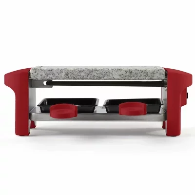 Livoo DOC156RC - Raclette/grill - 350 Watt - rouge