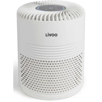 Livoo Feel Good Moments - Purificateur Air, 3 Niveaux de Filtration