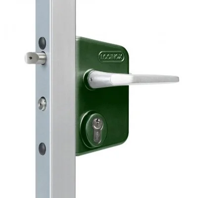 Locinox - Serrure LAKQ Thermolaquée verte Profil 40 mm Axe à 60 mm
