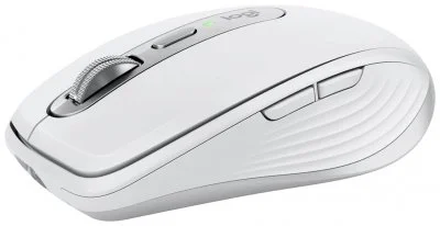 Logitech MX Anywhere 3S - Souris sans fil Bluetooth - Gris pâle