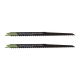 SCID Lot 2 lame scie sabre bois 3 TPI 300 mm acier chrome vanadium