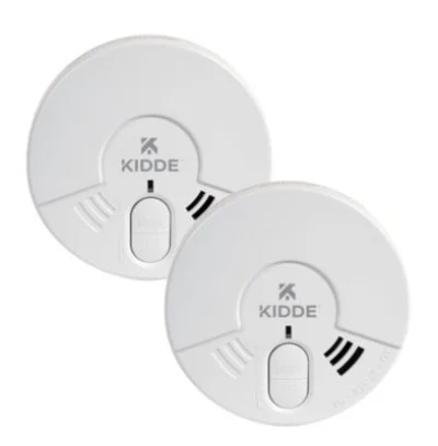 Lot de 2 détecteurs de fumée KIDDE, 3 ans