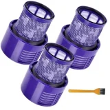 ALLOTECH Lot de 3 filtres compatible pour aspirateur DYSON V10
