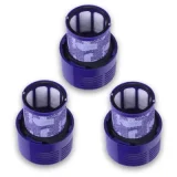 ALLOTECH Lot de 3 filtres lavable compatible pour aspirateur DYSON V10