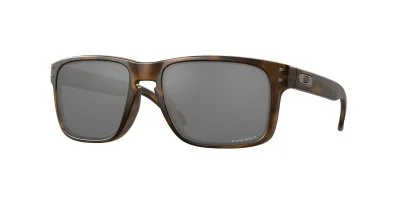 Lunettes de soleil Oakley Oo9102 holbrook col. 9102f4 Hommes Carré Maron