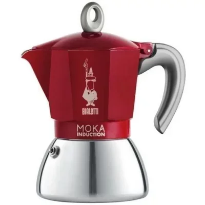 Machine à café Bialetti New Moka Induction 4-cup Red'