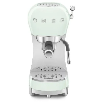 Machine à café expresso 1 L 1350 W ECF02PGEU vert d'eau Smeg