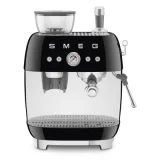 SMEG Machine Expresso Egf03bleu Noire Années 50 Avec Moulin Intégré