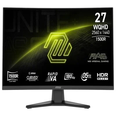 MAG 275CQF E18 Écran 27 pouces QHD incurvé 180Hz Rapid VA