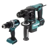 MAKITA Akku-Kombo-Kit DLX2278, Marteau piqueur