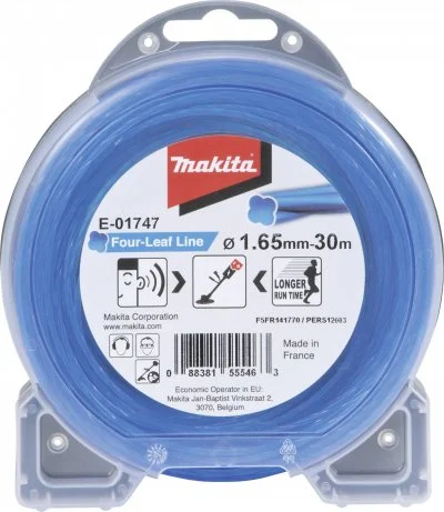 Makita Fil de coupe Four Leaf 1,65 mm, 30 m - E-01747