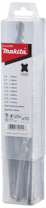 MAKITA Hammerbohrer-Set 10teilig D-41470 SDS-Plus 1 Set