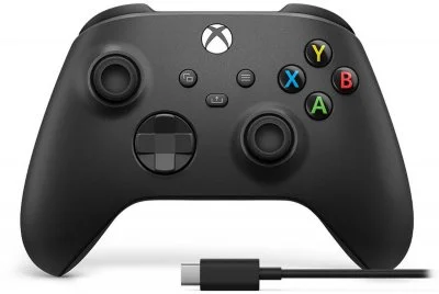 Manette avec sans fil Microsoft Noir pour Xbox One et PC